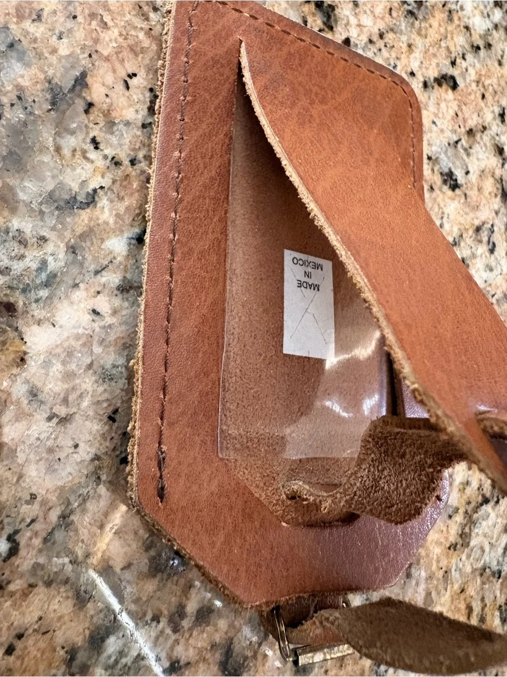Leather Luggage Tag